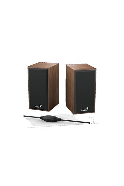 GENIUS Boxe 2.0 SP-HF180, 6W RMS, USB, Wood