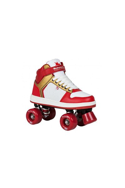 Pegas ROOKIE HYPE HITOP TRAINER 40 RED-GOLD ROLLERS
