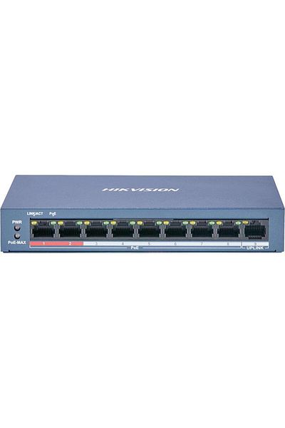 Hikvision Switch DS-3E0109P-E©, 8-port, PoE