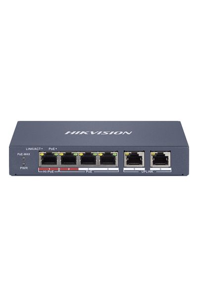 Hikvision Comutator SWITCH 4 PORTURI 60W SMARTMANAGED