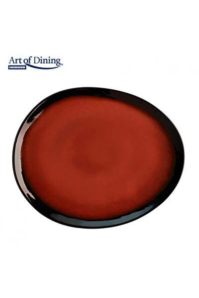 Heinner Ceramic oval plate 28 cm, vulcano, art of dining by
