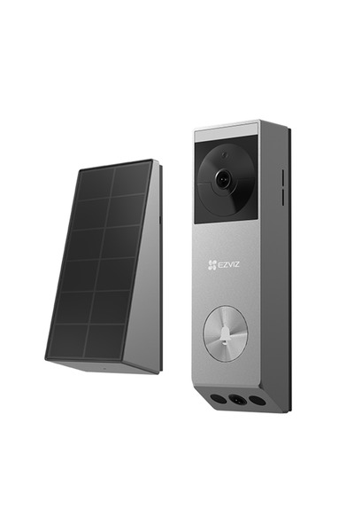 EZVIZ Sonerie video wireless EP3X Pro, lentilă dublă 2K/1080p, 32GB, IP65
