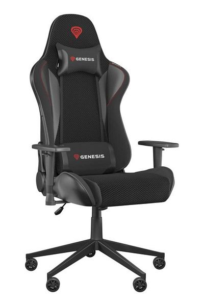 Genesis Nitro 440 G2 gaming chair, Synthetic PU + Textile material, height adjustable, weight