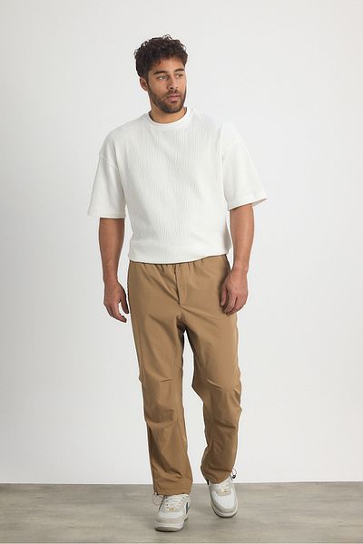 İLKCET MODA Lycra Stretchy Stopper Detail Baggy Trousers