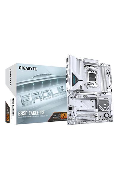 Gigabyte Placa de Baza B850 EAGLE ICE AM5, 4x DDR5, 1x DP 1x HDMI, 1x PCIE 5.0 x16 1x PCIE 4.0