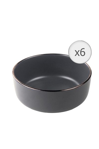 Heinner SET OF 6 CEREAL BOWLS, CERAMIC 16 CM, CALYPSO, ART OF DINING BY