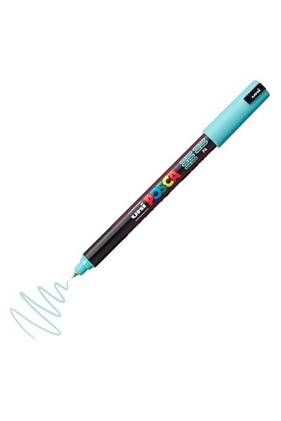 Uni Posca Marker Acrylic Painting Pen Pc-1Mr Ultra Fine 0.7mm Aqua Green