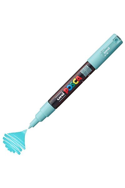 Uni Posca Marker Acrylic Painting Pen Pc-1M Extra Fine 0.7mm Water Green