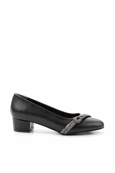 Bambi Pantofi clasici cu toc pentru femei negre negre K 01994331609