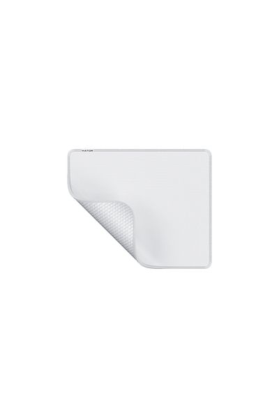 HATOR Mousepad Tonn Evo M, rubber material, dimensions 360 x 300 x 4 mm, white