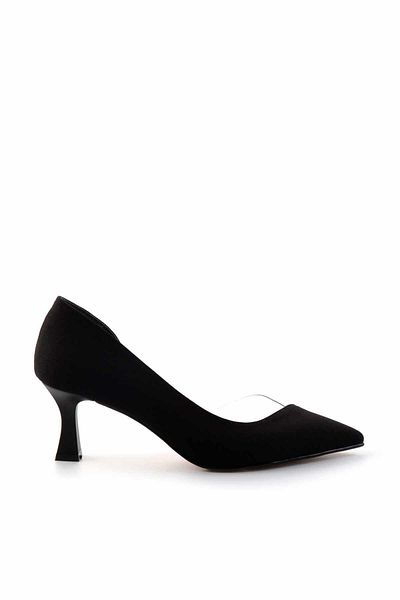 Bambi Pantofi clasici cu toc de damă negri mat K01992002138