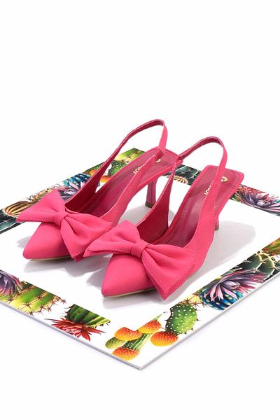 Bambi Fuchsia Women's Classic Heeled Shoes K 01671666038