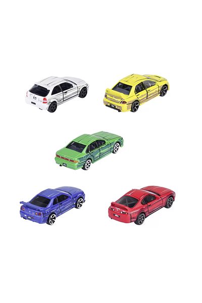 Majorette MAJORETTE JAPAN SERIES SET 5 CARS 1:64 SCALE