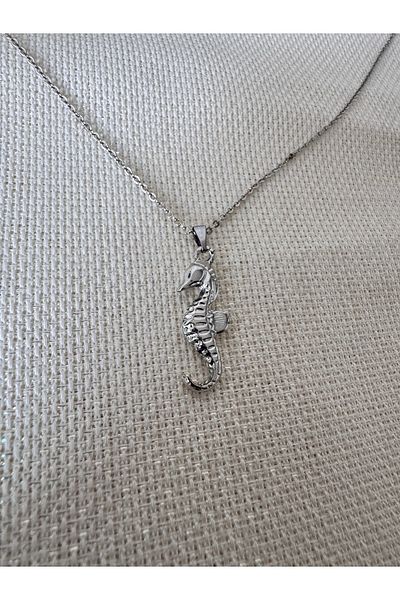 Judas Takı Sea Horse Figured Necklace