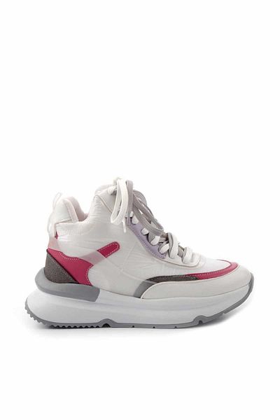 Bambi Tenis de damă alb fucsia K01991116067