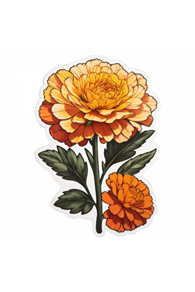 INOVATIX Set de 8 piese, autocolant Floare de Craita, INOVATIX®. 6 cm