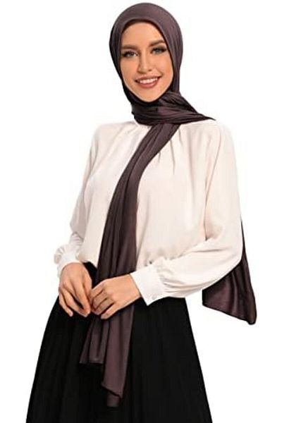 AL JAMIL Txmout Premium Jersey Hijab Scarf for Women - Muslim Cotton Head Covering