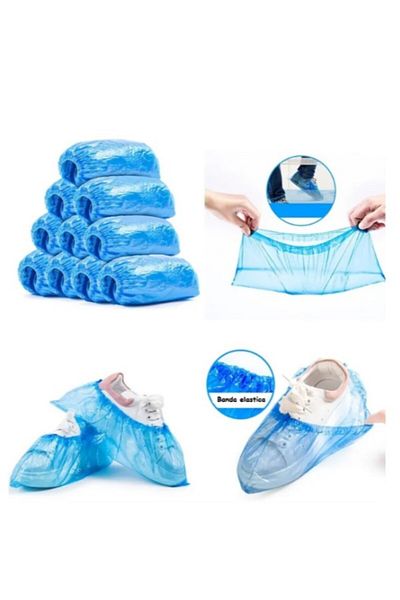 SyaMAG Set of 100 disposable shoe covers