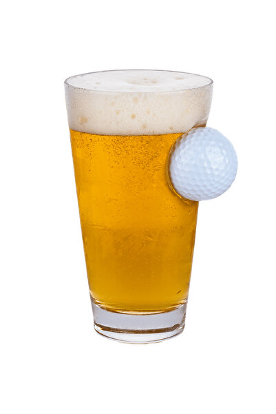 Bellore Custom Beer Mug with Real Golf Ball 465Cc