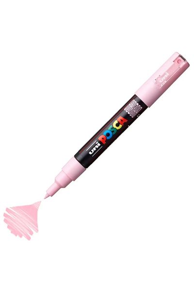 Uni Posca Marker Acrylic Painting Pen Pc-1M Extra Fine 0.7mm Light Pink