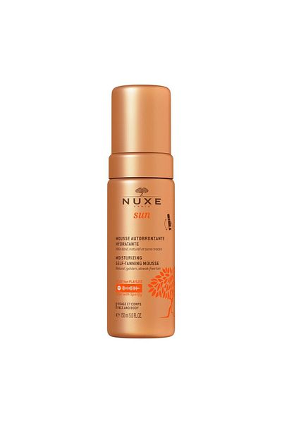 Nuxe Spumă autobronzantă hidratantă Nuxe Sun, pentru față și corp, 150 ml