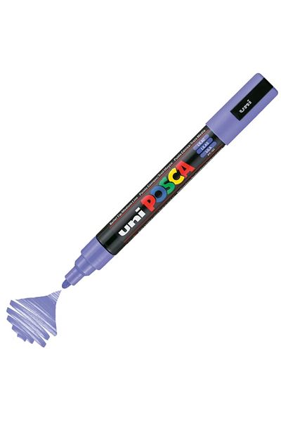 Uni Posca Marker Acrylic Painting Pen Pc-5M Medium 1.8-2.5mm Lilac