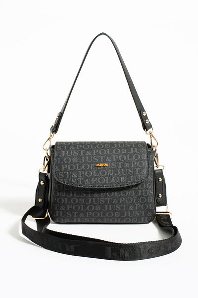Just Polo Women's Shoulder Bag New Season Monogram Fabric 2197