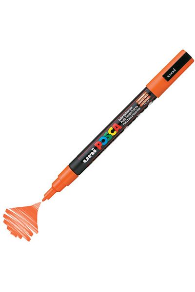 Uni Posca Marker Acrylic Painting Pen Pc-3M 0.9-1.3mm Orange