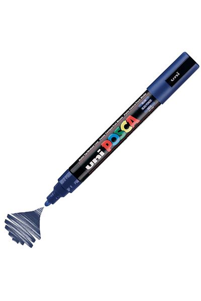 Uni Posca Marker Acrylic Painting Pen Pc-5M Medium 1.8-2.5mm Blue