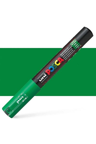 Uni Posca Marker Acrylic Painting Pen Pc-1M Extra Fine 0.7mm Green
