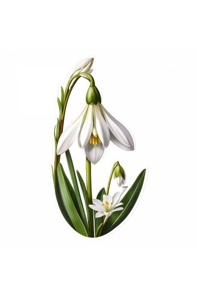 INOVATIX Set de 8 bucăți, autocolant cu fir de ghiocei, INOVATIX®. 6 cm