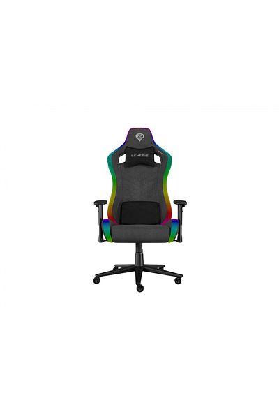 Genesis TRIT 660 gaming chair, textile material, RGB lighting, supports up to 150 kg, height