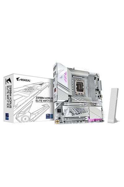 Gigabyte Placa de Baza Z890M AORUS ELITE WIFI7 ICE LGA1851