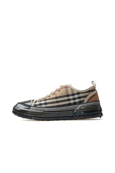 44 DEGREE Men's Plaid Patterned Casual Daily Shoes 25Y Ykfm-21333 m Beige