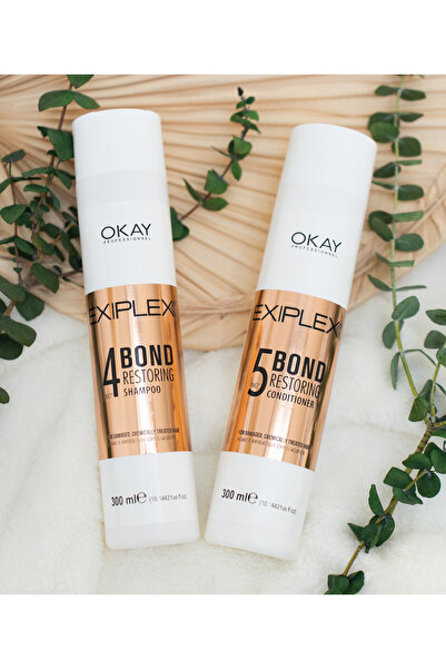 EXIPLEX Nº4 SHAMPOO 300ml + Nº5 CONDITIONER 300ml BAĞ ONARICI 2'Lİ BAKIM SETİ