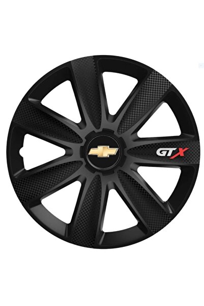 Autohelix MSA Set de 4 capace de jantă GTX Carbon Black R14, pentru Chevrolet