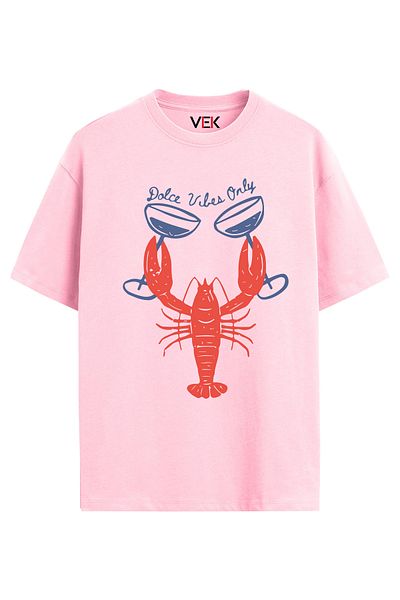 VEK Υπερμεγέθη T-Shirt Lobster