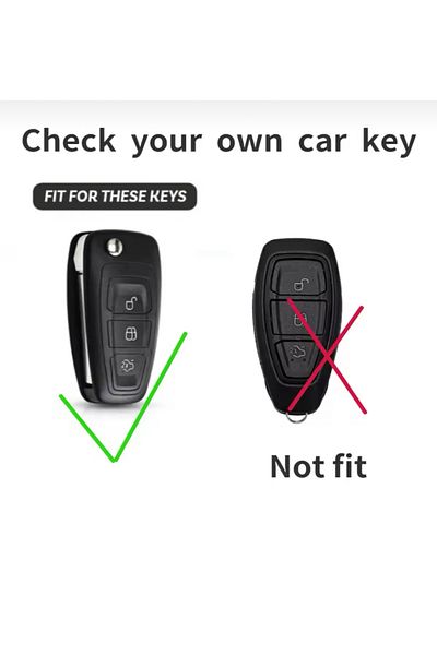 emii auto spare parts Transit Mondeo Focus Ranger C-Max S-Max Galaxy Key Case Cover Switch Model White/Gray