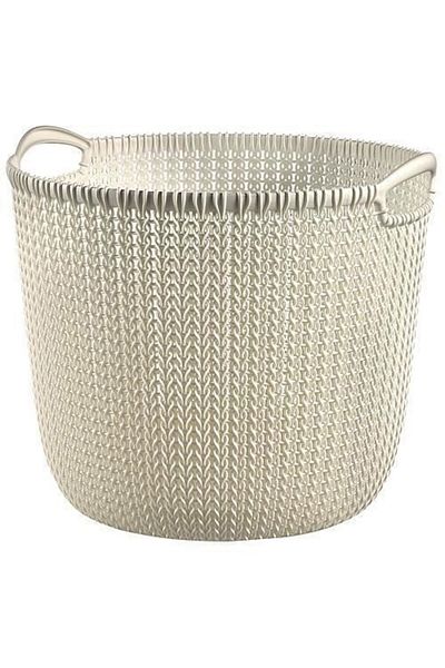CURVER Cos Rufe, 2 Manere, Crem, 30 L, 40x39x33 Cm,
