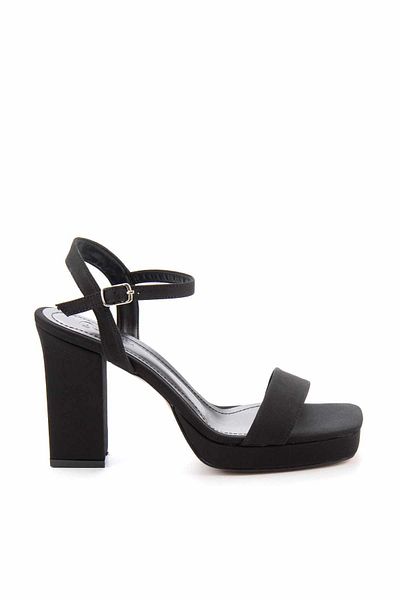 Bambi Matte Black Women's Classic Heeled Shoes K05215161438