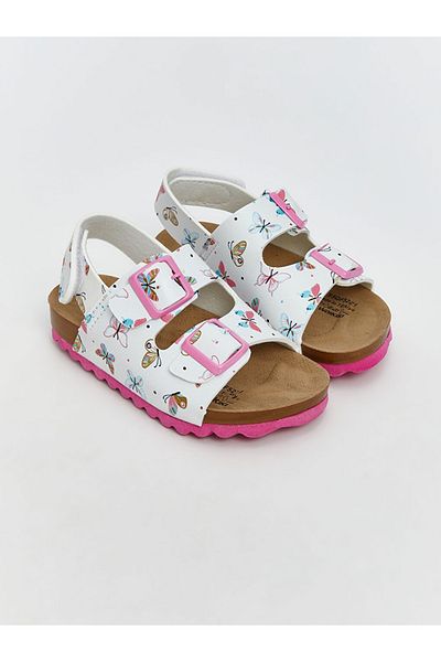 LC Waikiki Lcw Steps Butterfly Printed Baby Girl Sandals