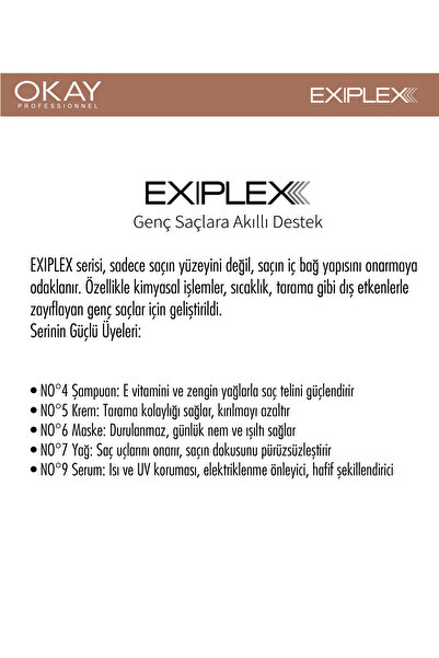 EXIPLEX Bond Restorıng 5'li Bağ Onarıcı Saç Bakım Seti