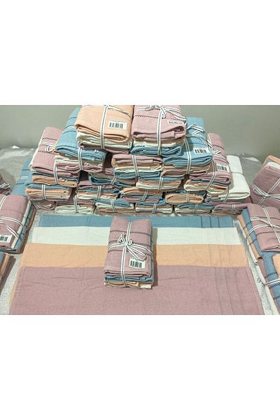 TUHAM AKSESUAR 4 Colorful Hand Face Towels