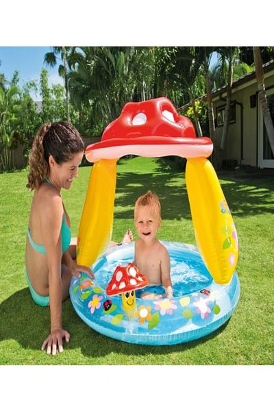 Intex Intex Mushroom inflatable pool, for children, 102 x 89 cm