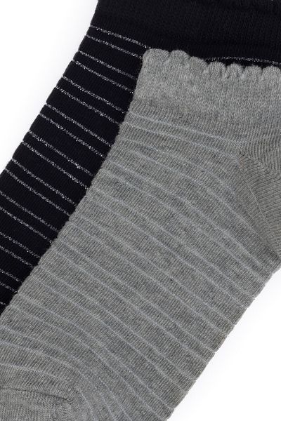 U.S. Polo Assn. Women's 2-Piece Booties Socks 50311373-Vr086