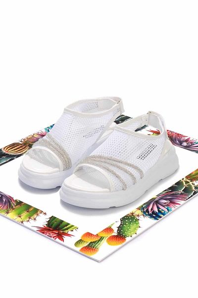 Bambi White Women's Sandals K05140078022