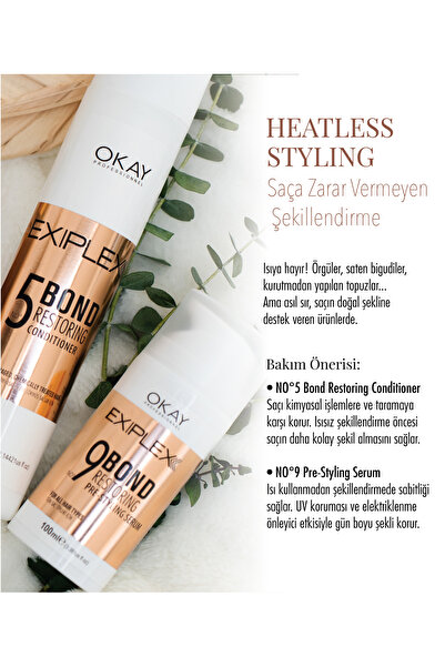 EXIPLEX Nº9 BOND RESTORING PRE-STYLING SERUM 100ml (Şekillendirme Öncesi Saç Serumu)