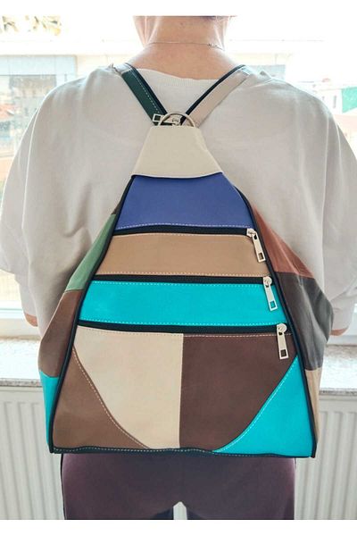 atter Genuine Leather Backpack (40cm X 26cm X 17cm)