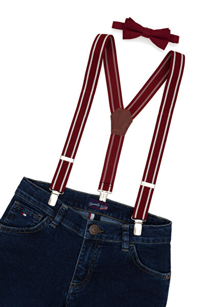 U.S. Polo Assn. Бордові підтяжки для штанів для хлопчиків 50313417-VR014