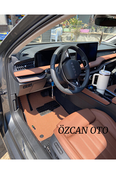 ÖZCAN SKODA OCTAVİA 2025+ UYUMLU TABA RENK EVA PASPAS. TOPUKLUK VE LOGO DAHİLDİR.